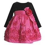 Bonnie Jean Bonaz Taffeta Dress Baby Toddler Little Girls 12M-6X