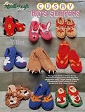 Crochet Cushy Kid's Slippers (Needlecraft Shop # 951607)