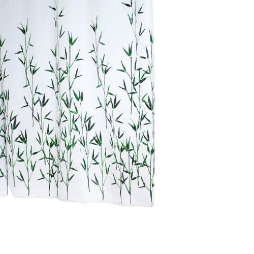 Ridder 473050-350 Duschvorhang Textil 180 x 200 cm Bambus grün