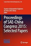Proceedings of SAE-China Congress 2015 : selected papers