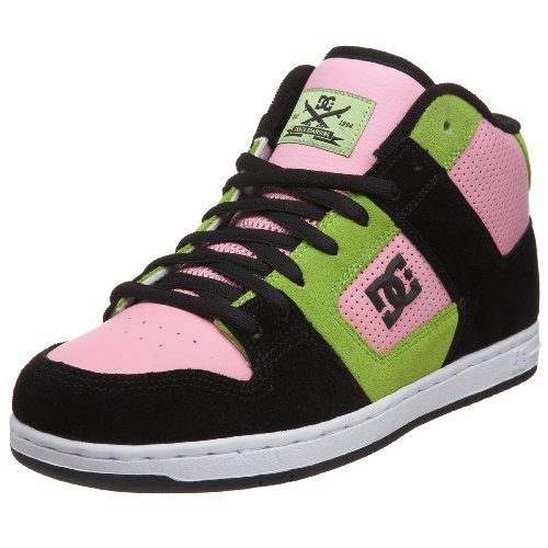 DC Men's Manteca 3 M S Sneaker,Black/Pink/S.Lime,5 M