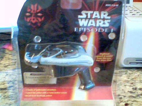 512IYAXGYKL Star Wars Episode 1, 1999 Edition Underwater Race to Theed Game, Electronic Handheld, Tiger Electronics