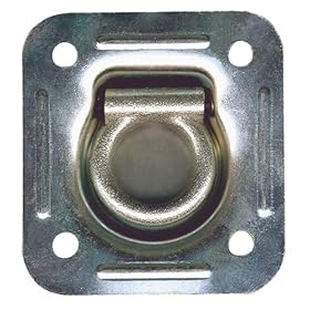 Keeper 04526 Trailer 4-7/6" Recessed Anchor Mount Hardware, 1,666 lbs Working Load Limit