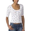 Juniors' Mossimo Supply Co. Sweater Cardigan - White Bird Print