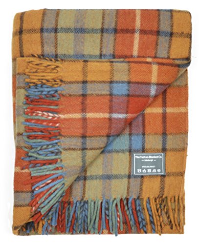 Classic Wool Blanket in Antique Buchanan Tartan