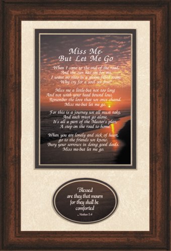 Bereavement Gift - Miss Me - 9 X 13.
