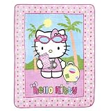 Hello Kitty Travel USA Fleece Throw