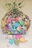 Gourmet Food : Scott's Cakes Assorted Nougat Salt Water Taffy 1 Pound Holly Bag