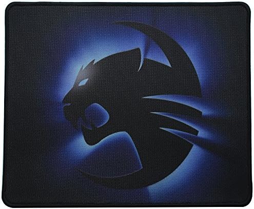 seelike No wrist rest Mouse pad mat for PC or laptop video gaming optical mouse, mousepad Mice pad can be used for Logitech, Microsoft, Razer, Steelseries and tablet mouse (Black Panther)