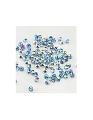 Art and Craft Supply: DIY 200pcs 5mm Blue AB Resin Crystal beads Point back Rhinestones Strass NEW ???? - Cyndie
