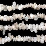 Moonstone Gemstone Chips Beads 3 X 7mm/Xtra Long 36 Inch Strand