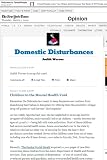 Domestic Disturbances