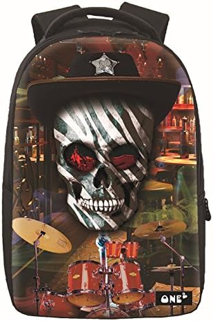 Skull backpack creative fashion individuality leisure bag multi-function backpack , F