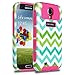Galaxy S4 Case, S4 Case-ULAK Samsung Galaxy S4 Case 2in1 Hybrid Dual Layer Protective Case Cover [Plastic Hard Shell and Fexible TPU] Protection / Slim Card Storage Case for for Galaxy S4 IV i9500 (Wave-Hot Pink)
