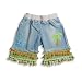 Apparel : Banana Split - Infant Girls Denim Shorts, Blue, Multi