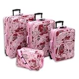 Advantage Mardi Gras 4 Piece Luggage Set