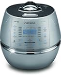Cuckoo CRP-CHSS1009FN 10 Cup Pressure Rice Cooker, 110V, Metallic