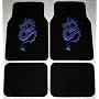 Dragon Blue Front & Rear Carpet Car Truck SUV Floor Mats