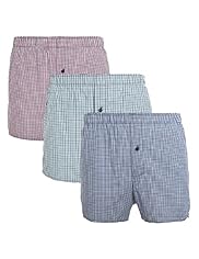 3 Pack Authentic Pure Cotton Gingham Checked Boxers