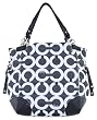 Coach Peyton Canvas Op Art Tote Black White