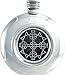 Pewter 6oz Celtic Pattern Hip Flask