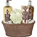 Spa Pampering Gift Basket with Organic Shea Butter Products