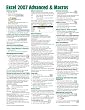 Microsoft Excel 2007 Advanced & Macros Quick Reference Guide (Cheat Sheet of Instructions, Tips & Shortcuts - Laminated)