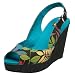 Bc Footwear Women's C'Est La Vie Wedge Print Sandal