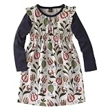 Tea Collection Daily Tea Folk Flower Double Decker Dress