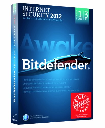 Bitdefender Internet Security 2012 (3 postes, 1 an)