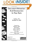 Document Retention And Destruction