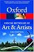 The Concise Oxford Dictionary of Art and Artists (Oxford Paperback Reference)