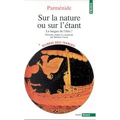 Sur la nature ou sur l'�tant. La langue de l'�tre