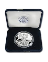 Coins: 2008 W 1 oz Proof Silver American Eagle (w/Box & COA) 1 OZ Brilliant Uncirculated