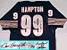 Dan Hampton Autographed Chicago Bears Throwback Blue Jersey with 