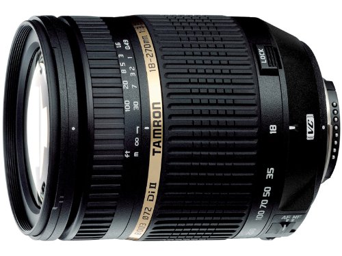 Tamron 18-270mm F/3,5-6,3 Di II VC LD ASL IF Macro Objektiv (72mm Filtergewinde) für Canon