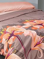 Casa Campo  Juego De Funda Nórdica Salome (Marrón Claro/Naranja)