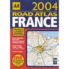 AA Road Atlas France 2004 (AA Atlases)