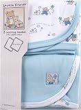 Luvable Friends 2-Pack Receiving Blankets - Blue