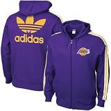 Los Angeles Lakers adidas Court Series Full Zip Hooded Sweatshirt