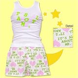 David & Goliath All About Me Pink & Lime Tank & Boxer
