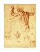 Anatomy Sketches (Libyan Sibyl) by Michelangelo Buonarroti,20 in. x 26 in.