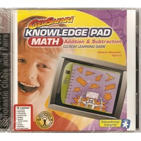 Geosafari Knowledge Pad Math Addition & Subtraction