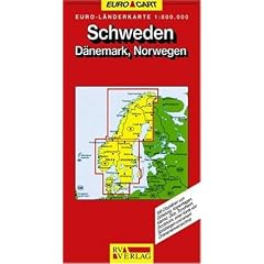 Sweden, Denmark and Norway (GeoCenter Euro Map)