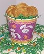 Scott's Cakes 2 lb. Snicker Doodle Cookies in a Purple Bunny Pail