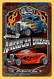 12x18 American Dream Custom Hotrod Nostalgic Metal Sign Tls0032