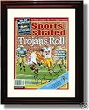 Framed Reggie Bush Sports Illustrated Autograph Print - USC Trojans