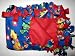 100% Polyester Fleece Blankets - Grand Prix Race Cars Lined with Solid Red Fleece - 4 Yards Total Fleece and FREE Shipping