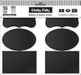 Chalky Talky 36 Reusable Large Chalkboard Labels Variety Pack - Big Sized Ovals, Marquee, Rectangles
