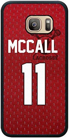 Galaxy S7 Case,Teen Wolf Scott Mccall Inspired Jersey Beacon Hills Lacrosse Black [Full body] [Heavy Duty Protection ] Shock Reduction Phone Case for Samsung Galaxy S7 2016 Release
